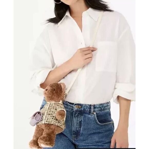 NWT Kate Spade Oh What Fun 3D Teddy Bear Crossbody Bag - Picture 9 of 9